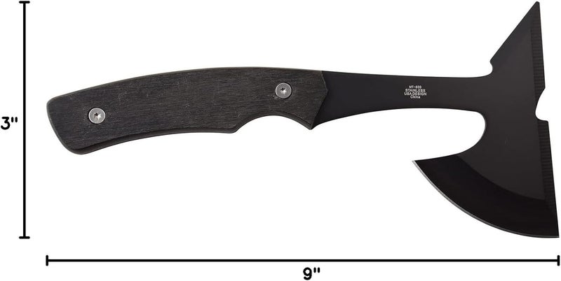 MTECH USA MT-600 Series Axe, Black Blade, Pakkawood Handle, 9 Inches Overall - Image 5